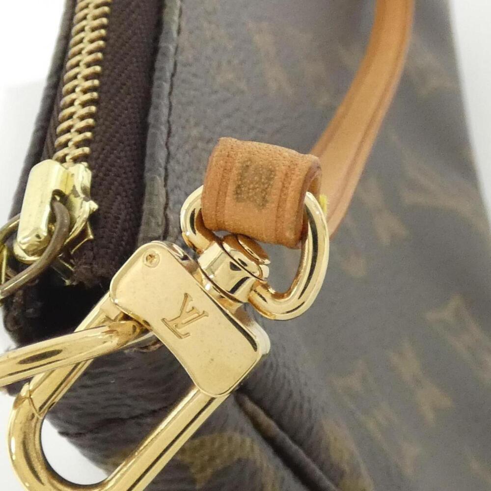 LOUIS VUITTON Authentic Brown Monogram Pochette Pouch - Picture 8 of 10